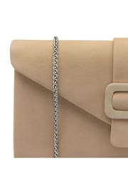 Lotus Nude Clutch Bag with Chain - Image 4 of 4