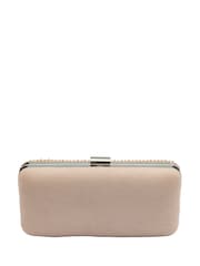 Nude - Lotus Clutch-Tasche mit Kette - Bild 2 von 4
