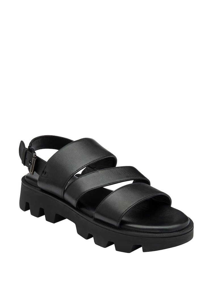 Negro - Lotus Flatform Slingback Sandals - Imagen 1 de 4