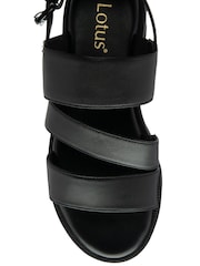 Negro - Lotus Flatform Slingback Sandals - Imagen 4 de 4