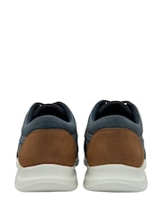 Lotus Blue Leather Lace-Up Casual Shoes - Image 3 of 4