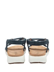 Lotus Blue Slip-On Open Toe Sandals - Image 3 of 4