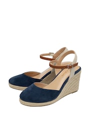 Lotus Blue Espadrille Wedges Shoes - Image 2 of 4