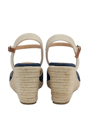 Lotus Blue Espadrille Wedges Shoes - Image 3 of 4