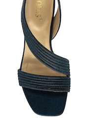 Lotus Blue Heeled Sandals - Image 4 of 4