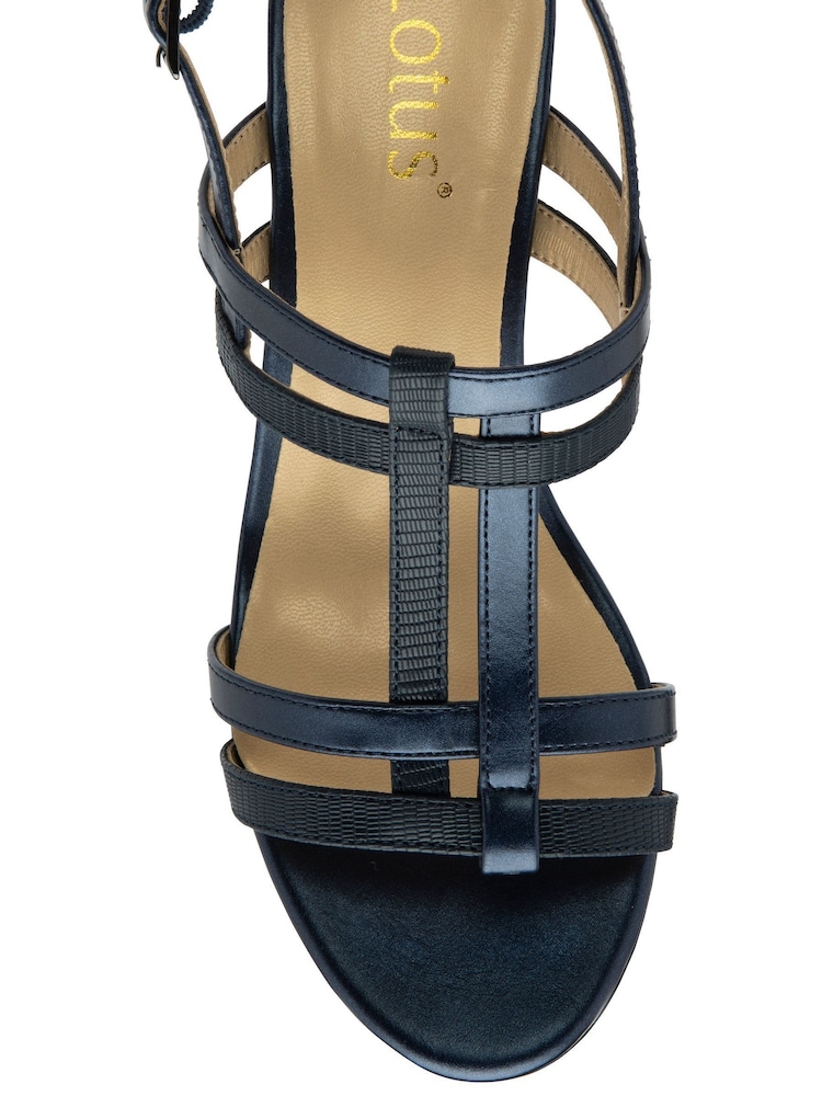 Lotus Blue Open Toe Sandals - Image 4 of 4