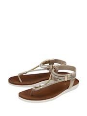 Lotus Gold Toe Post Sandals - Image 2 of 4