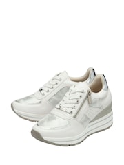 Blanco - Lotus Zip-Up Fashion Trainers - Imagen 2 de 4