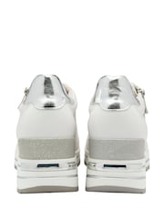Blanco - Lotus Zip-Up Fashion Trainers - Imagen 3 de 4