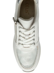 Blanco - Lotus Zip-Up Fashion Trainers - Imagen 4 de 4