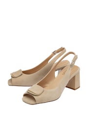 Lotus Nude Peep Toe Court Shoes - Image 2 of 4
