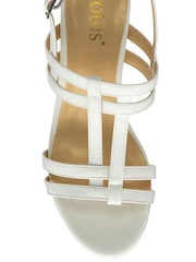 Lotus White Open Toe Sandals - Image 4 of 4