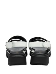 Blanco - Lotus Flatform Slingback Sandals - Imagen 3 de 4