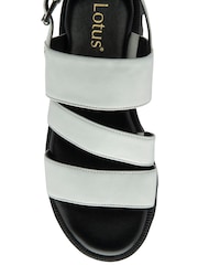 Blanco - Lotus Flatform Slingback Sandals - Imagen 4 de 4