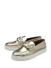 Lotus Gold Leather Casual Shoes - Image 2 of 4