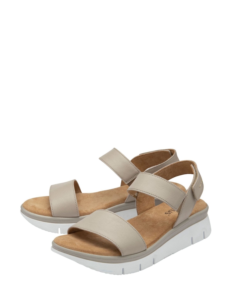 Lotus Natural Leather Slingback Sandals - Image 2 of 4