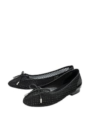 Lotus Black Leather Casual Shoes - Image 2 of 4