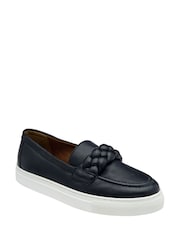 Lotus Blue Leather Casual Shoes - Image 1 of 4
