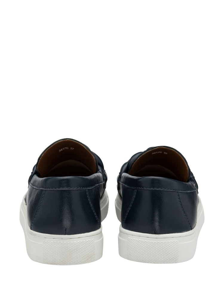 Lotus Blue Leather Casual Shoes - Image 3 of 4
