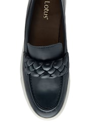 Lotus Blue Leather Casual Shoes - Image 4 of 4