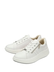 Blanco - Lotus Zip-Up Fashion Trainers - Imagen 2 de 4