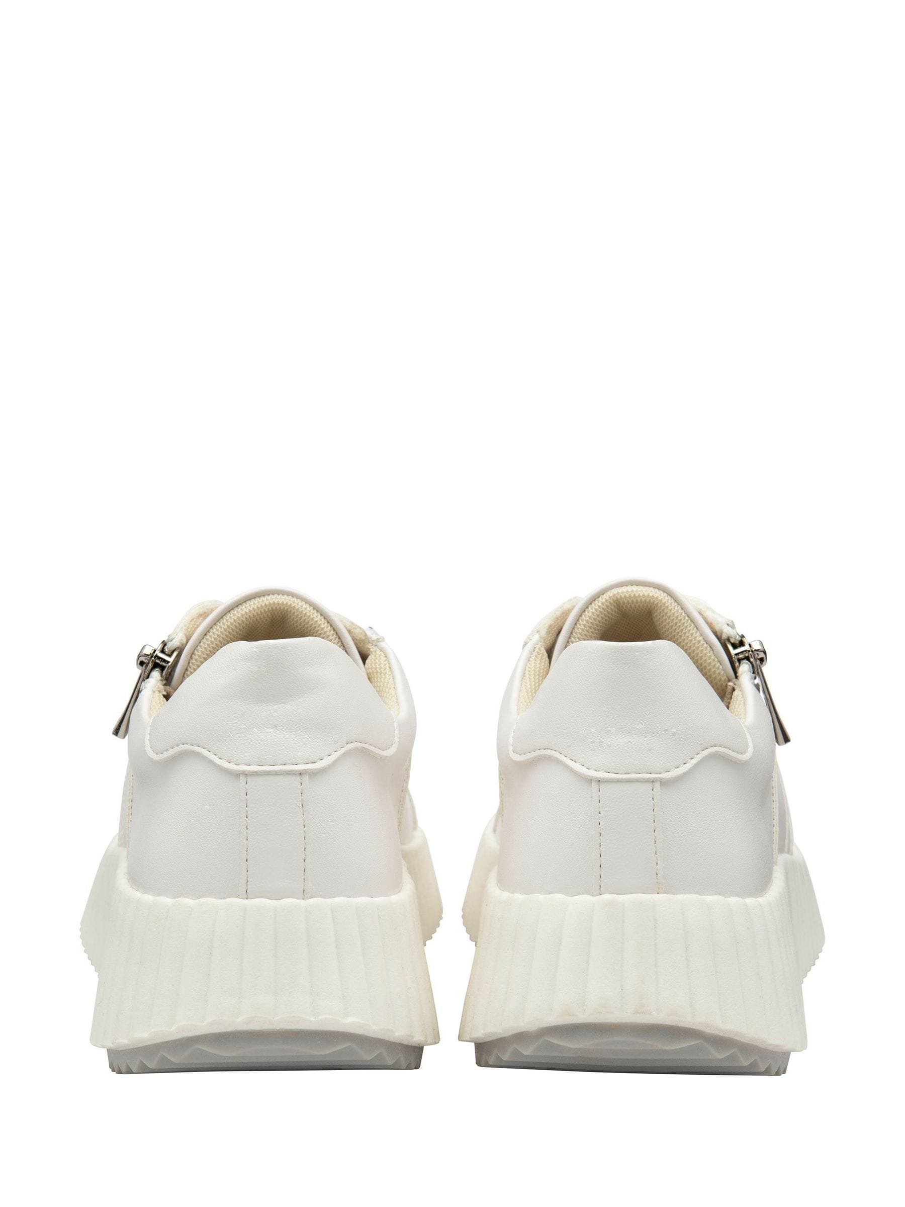Buy Lotus White Zip-Up Fashion Trainers from Next USA