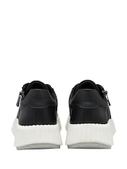 Negro - Lotus Zip-Up Fashion Trainers - Imagen 3 de 4
