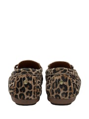 Lotus Yellow Leather Loafers - Image 3 of 4