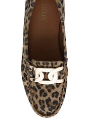 Lotus Yellow Leather Loafers - Image 4 of 4