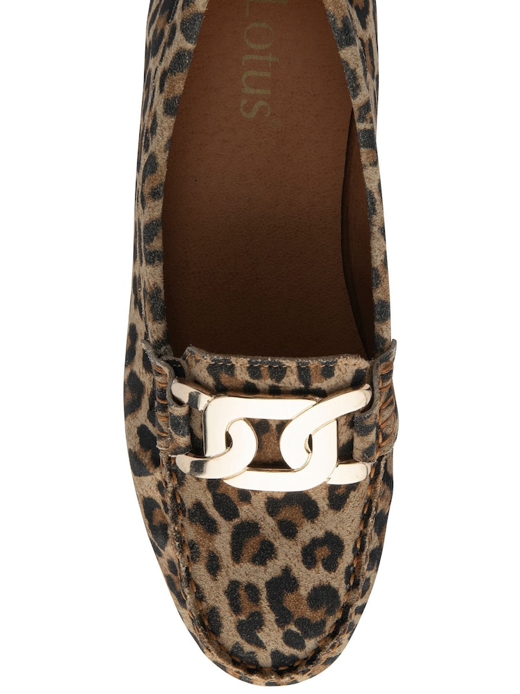 Lotus Yellow Leather Loafers - Image 4 of 4