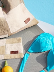 Seaspray Blue Calala Patchwork Beach Bag And Purse Set - Image 2 of 2
