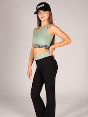 Черный - Pineapple Black Charcoal Contrast Band Jersey Trousers - Изображение 3 из 8