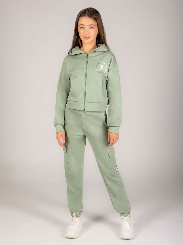 Pineapple Green Logo Zip Hoodie - Image 3 of 7