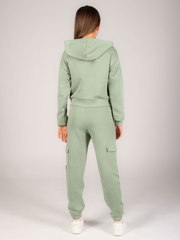 Pineapple Green Logo Zip Hoodie - Image 6 of 7