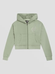 Pineapple Green Logo Zip Hoodie - Image 7 of 7