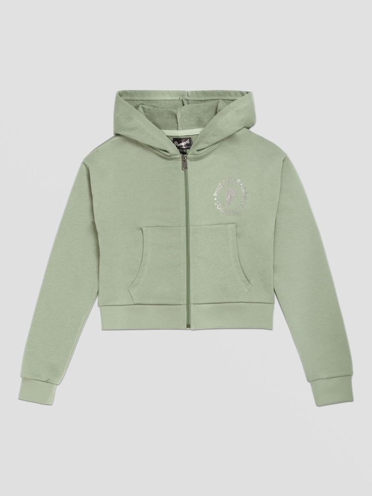Pineapple Green Logo Zip Hoodie - Image 7 of 7