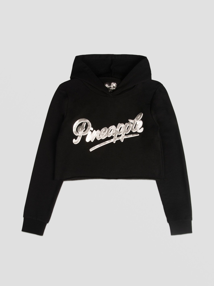 Pineapple Black Raw Edge Hoodie - Image 5 of 5