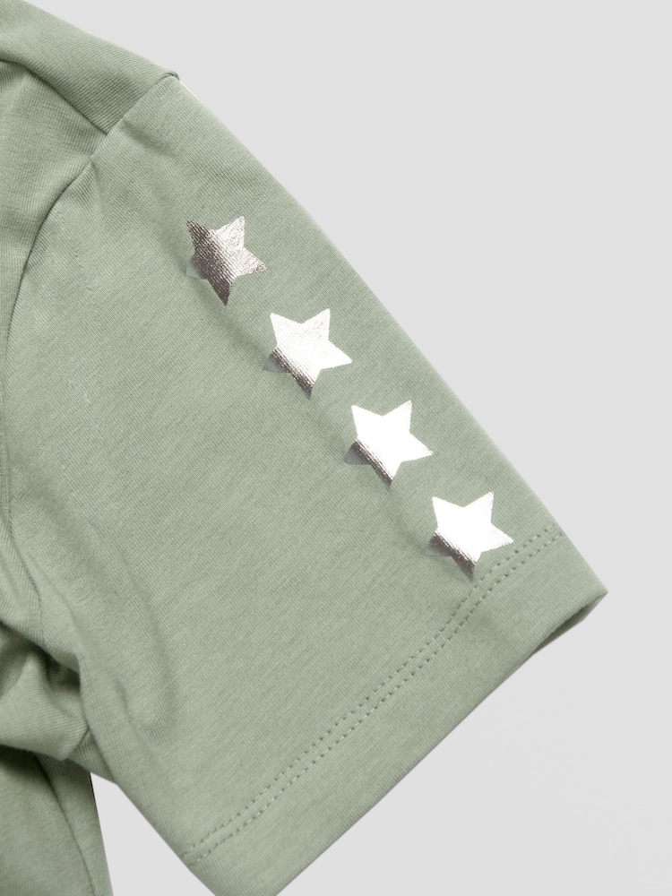 Pineapple Green Star T-Shirt - Image 6 of 6