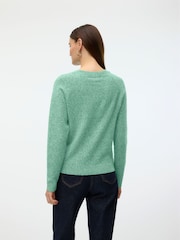 VERO MODA Green Round Neck Knitted Jumper - Image 4 of 6