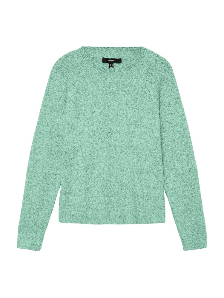 VERO MODA Green Round Neck Knitted Jumper - Image 6 of 6