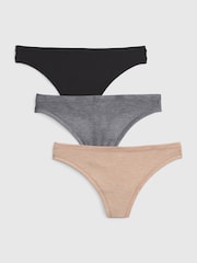 Pack de 3 braguitas estilo bikini Breathe de Gap - Imagen 1 de 2