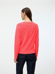 VERO MODA Light pink Round Neck Knitted Jumper - Image 2 of 6