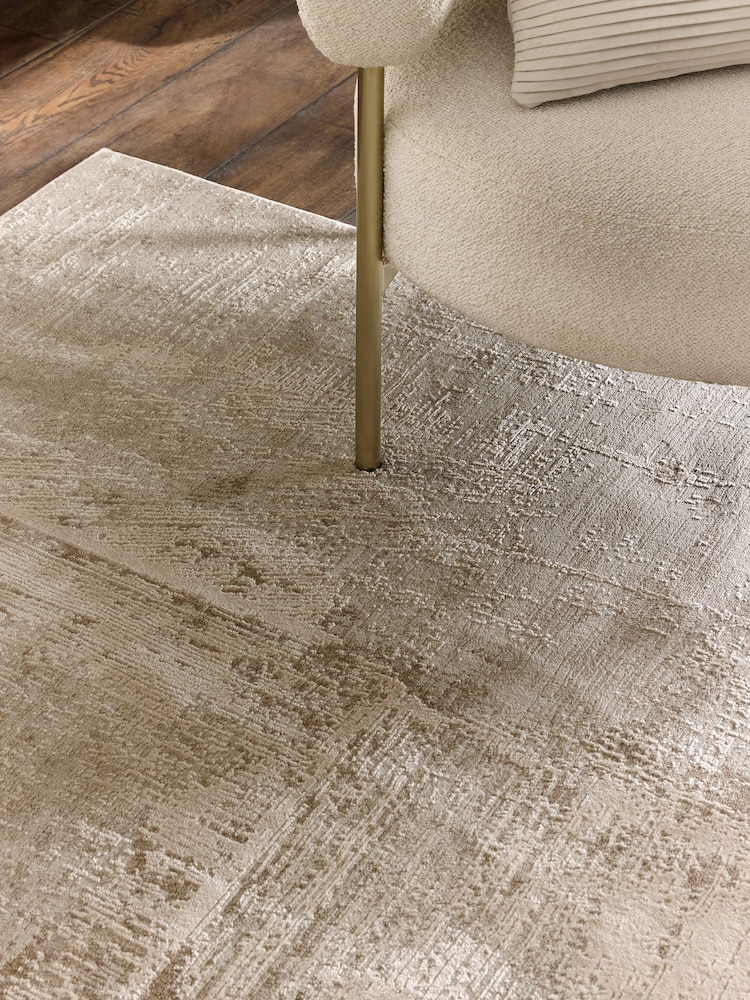 Light Natural Aria Abstract Block Rug - Image 2 of 6