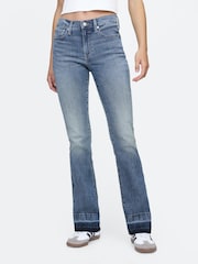 Gap Blue Mid Rise Stretch Flared Bootcut Jeans - Image 4 of 5