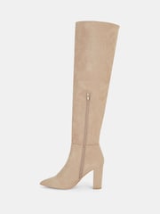 Novo Natural Oakleigh Block Heel High Leg Boots - Image 4 of 5