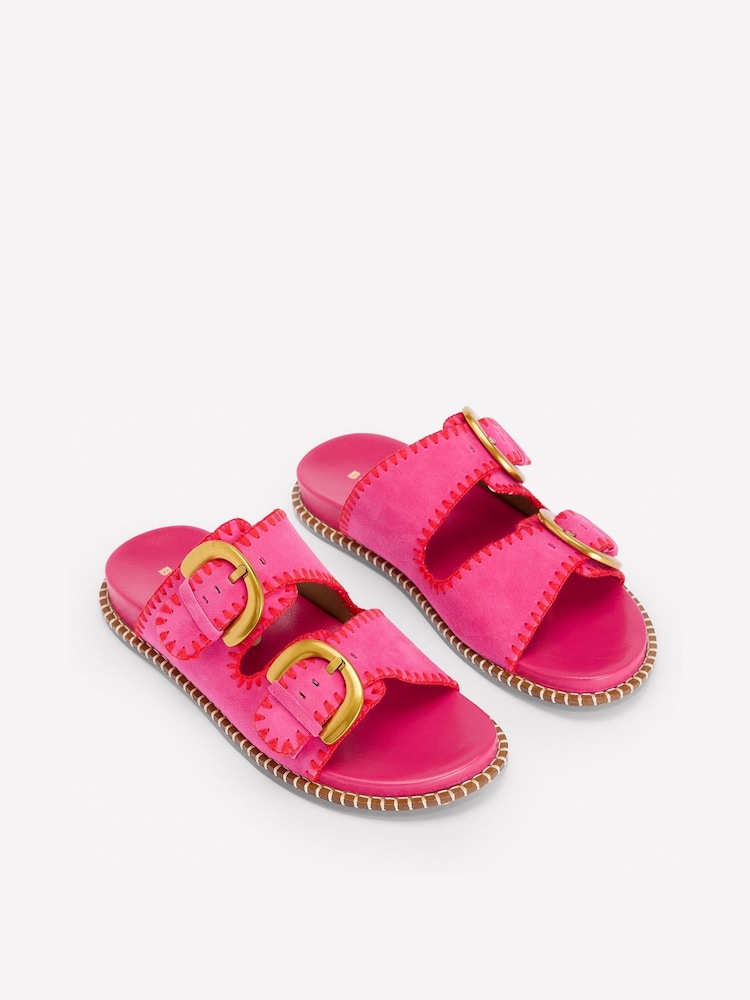 Boden Pink Alberta Footbed Sandals - Image 1 of 4