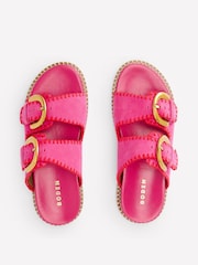 Boden Pink Alberta Footbed Sandals - Image 3 of 4