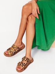 Boden Animal Alberta Footbed Sandals - Image 1 of 5