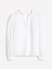 Boden White Grace 100% Linen Top - Image 5 of 5
