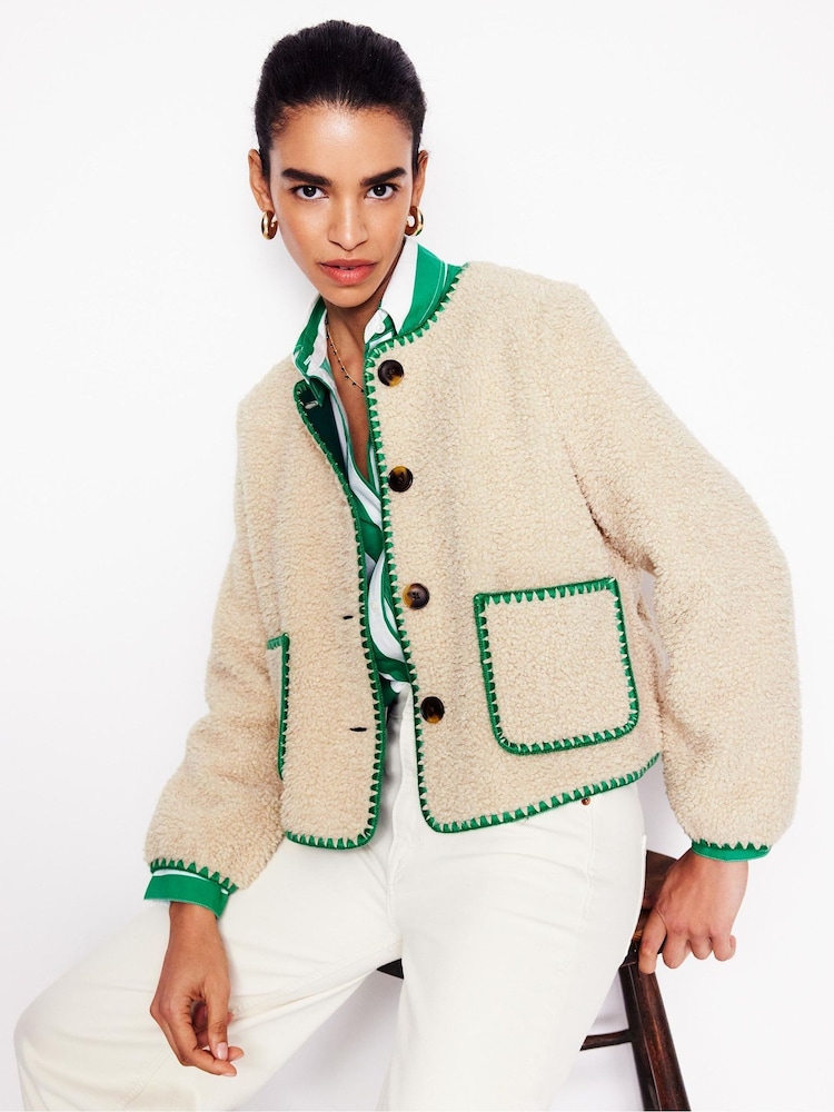 Boden Brown Chelsea Casual Jacket - Image 1 of 6 Boden Brown Chelsea Casual Jacket - Image 1 of 6